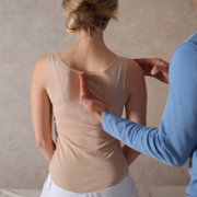 Teenager having Chiropractic Back Adjustment / Scoliosis Posture Correction